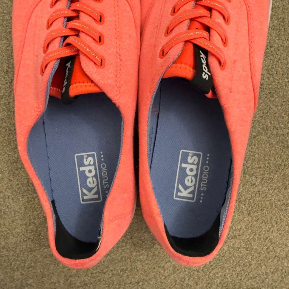 Keds Coral Canvas Lace-Up Sneakers Size 10 - Picture 6 of 10
